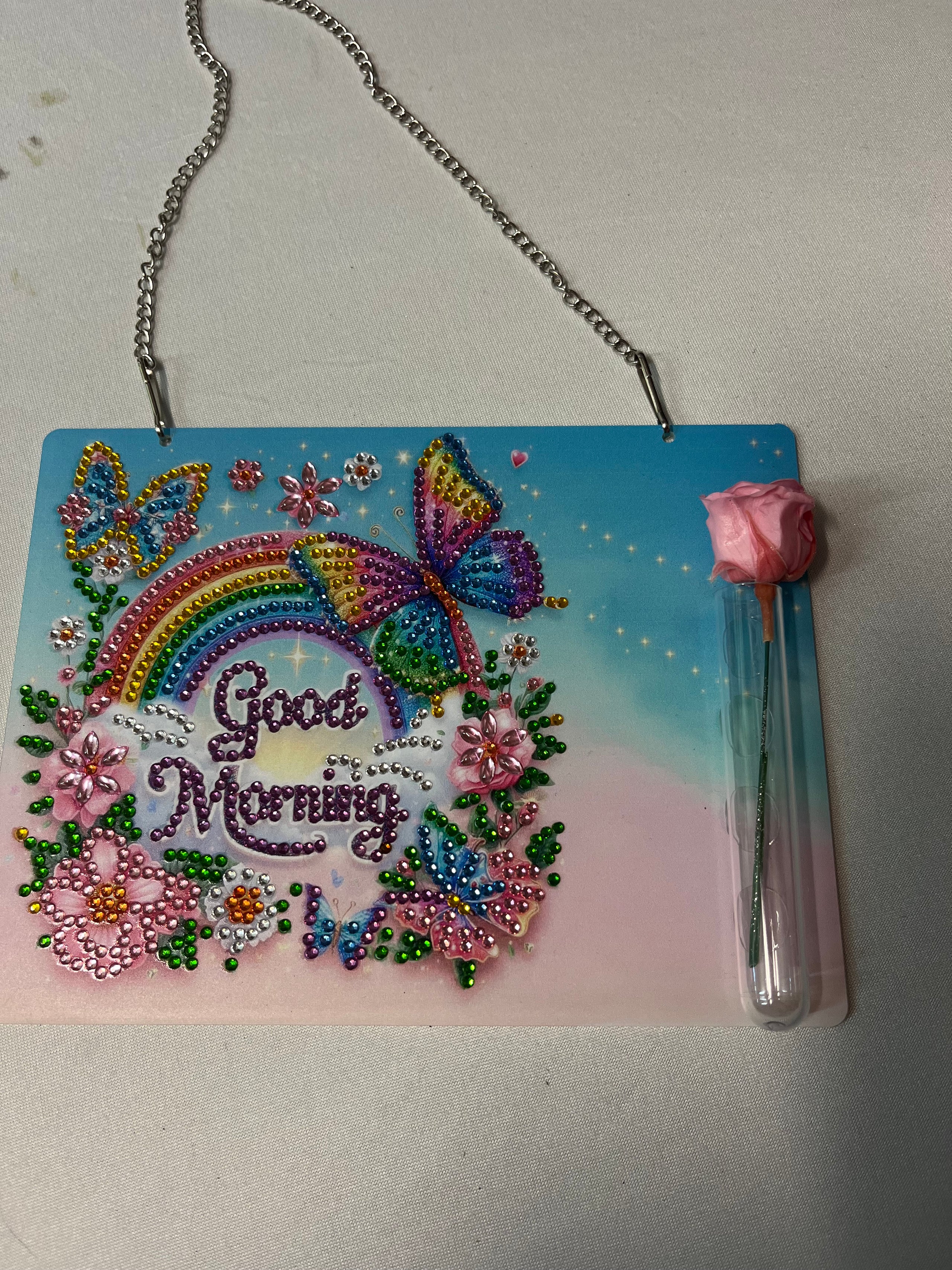 Cadre arc en ciel soliflore